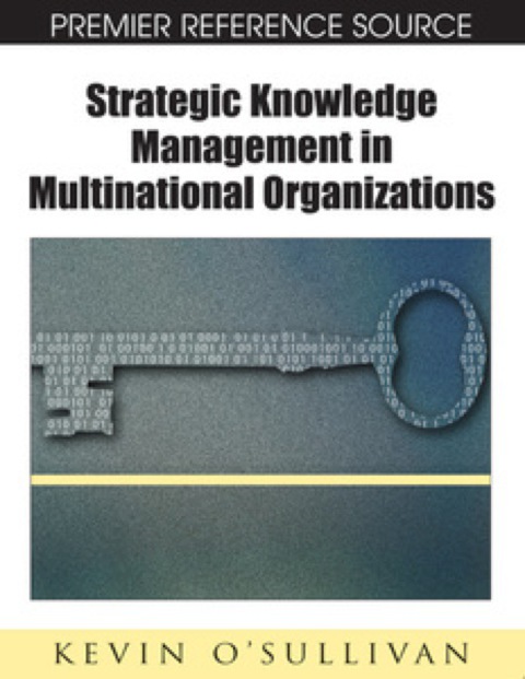 Cover image for book Strategic Knowledge Management in Multinational Organizations