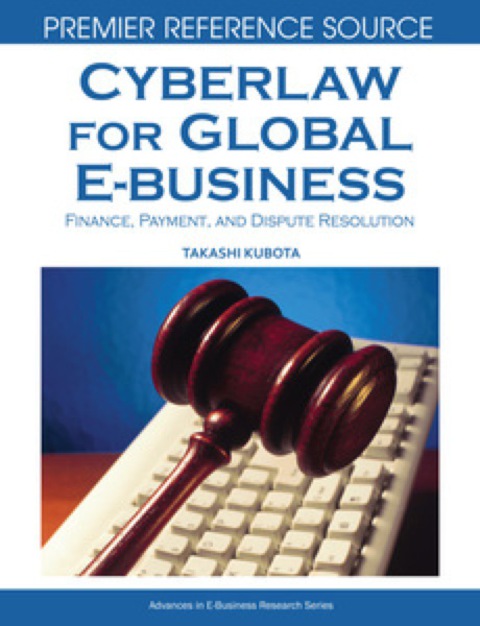 Cover image for book Cyberlaw for Global E-business