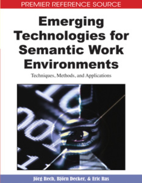 Cover image for book Emerging Technologies for Semantic Work Environments