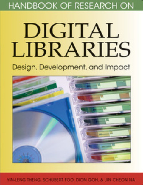 Cover image for book Handbook of Research on Digital Libraries: Design, Development, and Impact