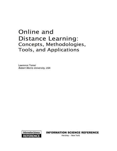 Cover image for book Online and Distance Learning