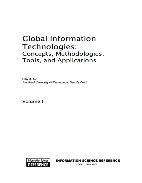 Cover image for book Global Information Technologies