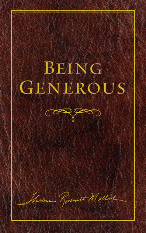 Cover image for book Being Generous