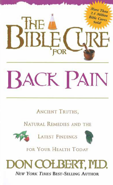 Cover image for book The Bible Cure for Back Pain