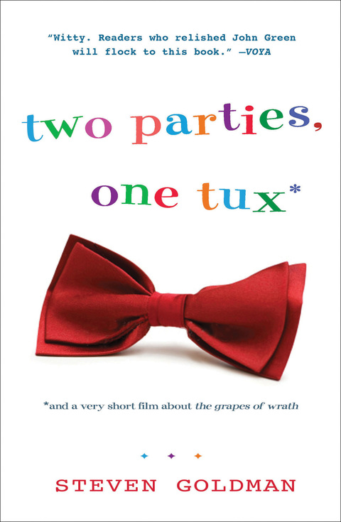 Cover image for book Two Parties, One Tux, and a Very Short Film about The Grapes of Wrath