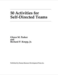 Cover image: 50 Activities for Self Directed Teams
