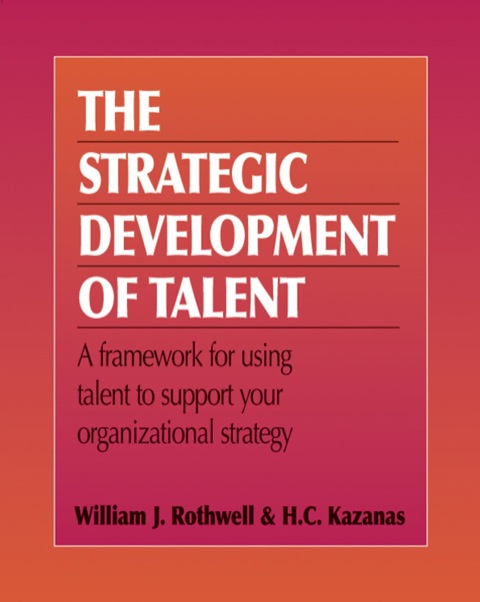 Cover image for book Strategic Development of Talent