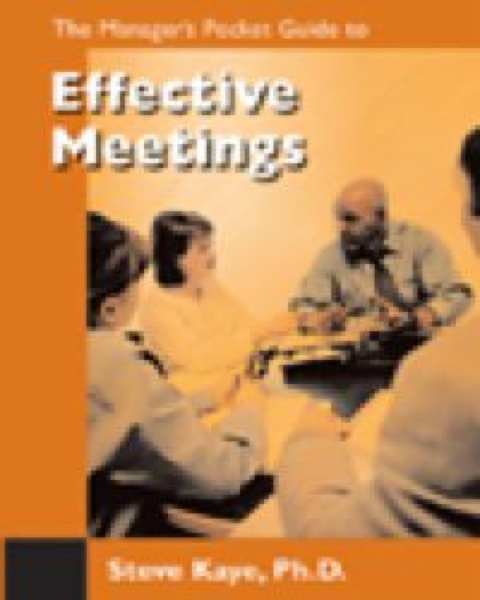Cover image for book Manager's Pocket Guide to Effective Meetings, The