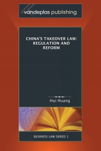 Titelbild: China's Takeover Law: Regulation & Reform 1st edition 9781600420030
