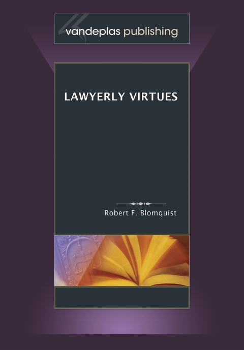 Cover image for book Lawyerly Virtues
