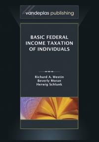 Cover image: Basic Federal Income Taxation of Individuals 1st edition 9781600422102