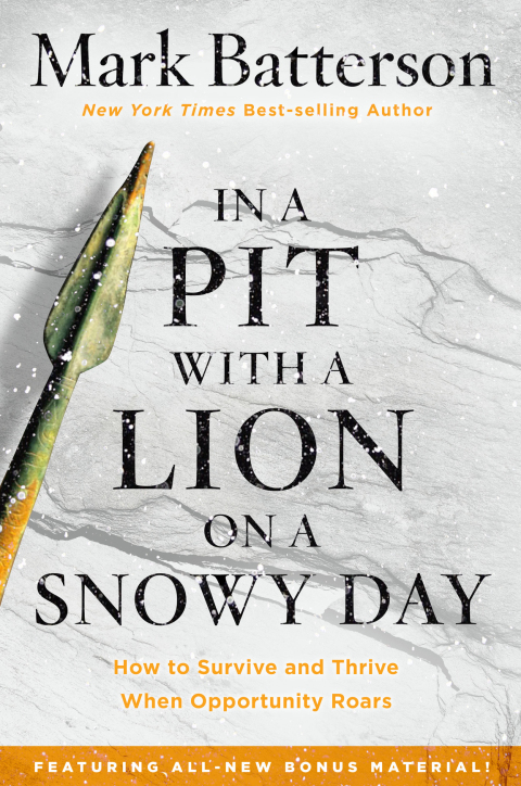 Cover image for book In a Pit with a Lion on a Snowy Day