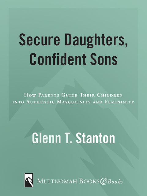Cover image for book Secure Daughters, Confident Sons
