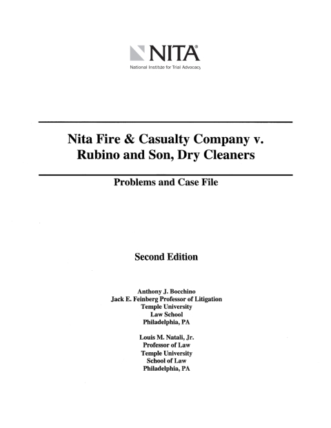 Cover image for book Nita Fire v. Rubino