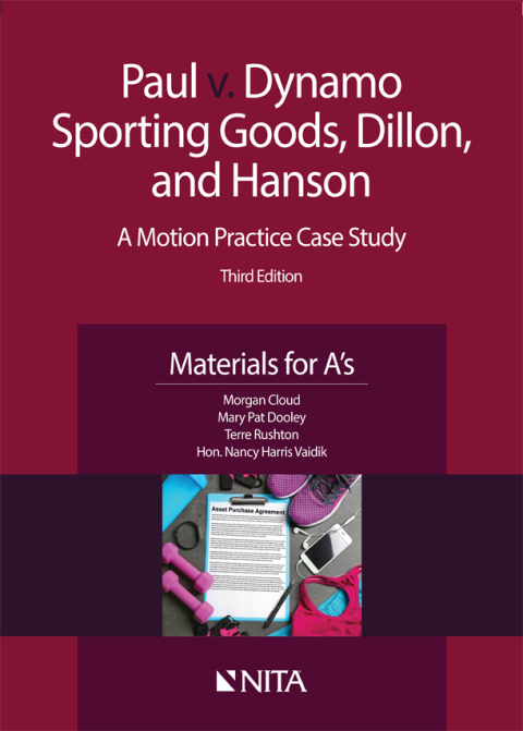 Cover image for book Paul v. Dynamo Sporting Goods, Dillon, and Hanson