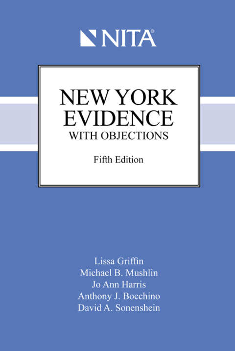 Cover image for book New York Evidence with Objections