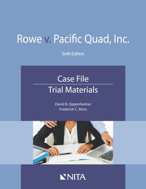 Cover image for book Rowe v. Pacific Quad, Inc.