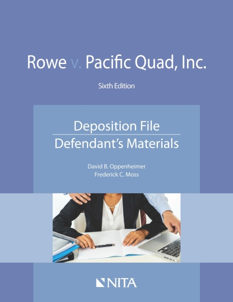 Cover image for book Rowe v. Pacific Quad, Inc.