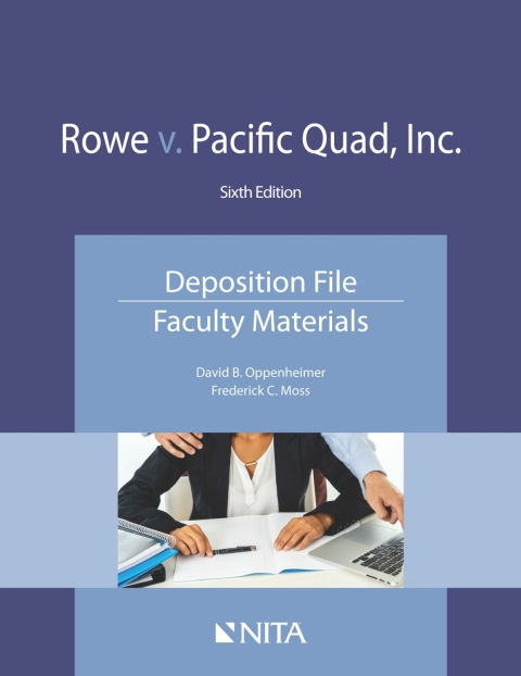 Cover image for book Rowe v. Pacific Quad, Inc.