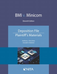 صورة الغلاف: BMI v. Minicom Deposition File, Plaintiff's Materials 11th edition 9781601568540