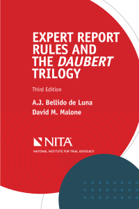 صورة الغلاف: Expert Report Rules and the Daubert Trilogy 3rd edition 9781601569646