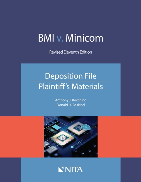 Cover image for book BMI v. Minicom: Deposition File, Plaintiff's Materials, Revised