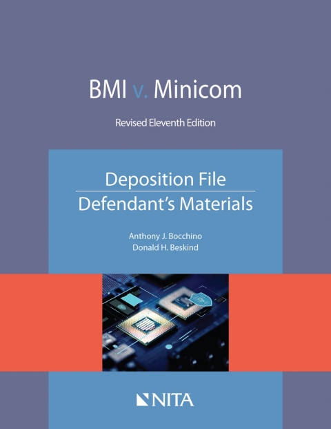 Cover image for book BMI v. Minicom, Deposition File, Defendant’s Materials