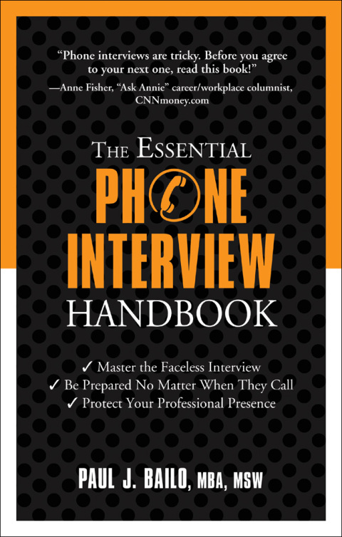 Cover image for book The Essential Phone Interview Handbook
