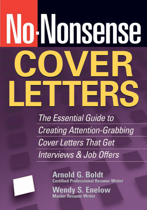 No-Nonsense Cover Letters 