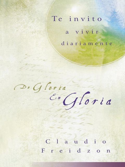 Cover image for book De gloria en gloria