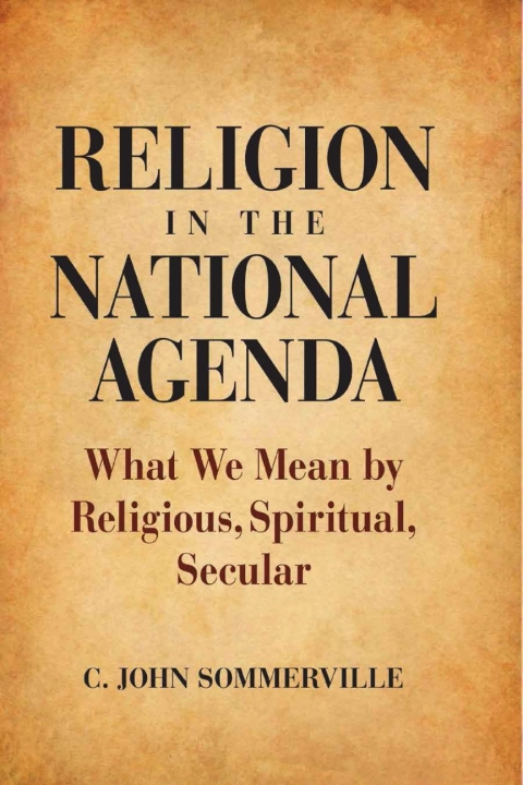 Cover image for book Religion in the National Agenda