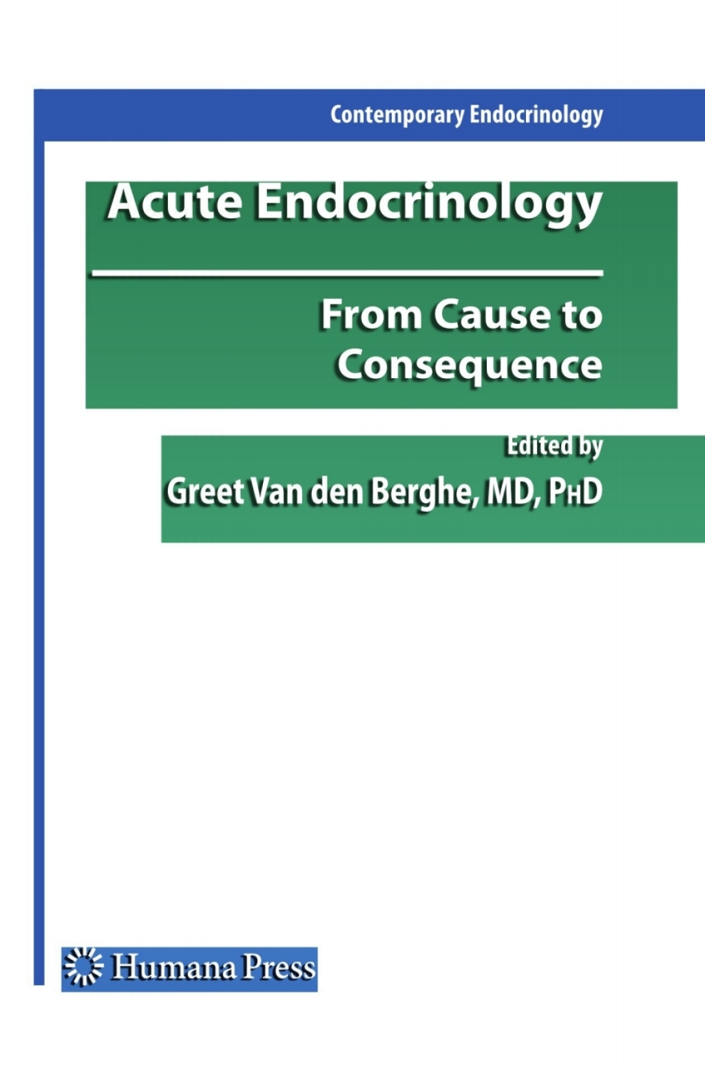 Acute Endocrinology: (eBook) - Greet Van den Berghe