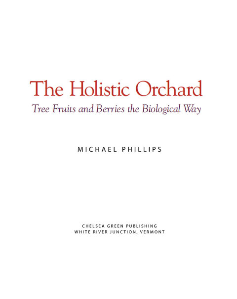 Cover image for book The Holistic Orchard