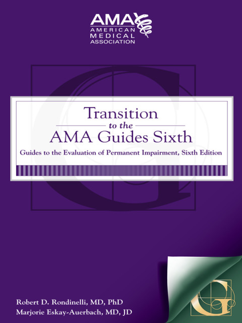 Cover image for book Transition to the AMA Guides Sixth