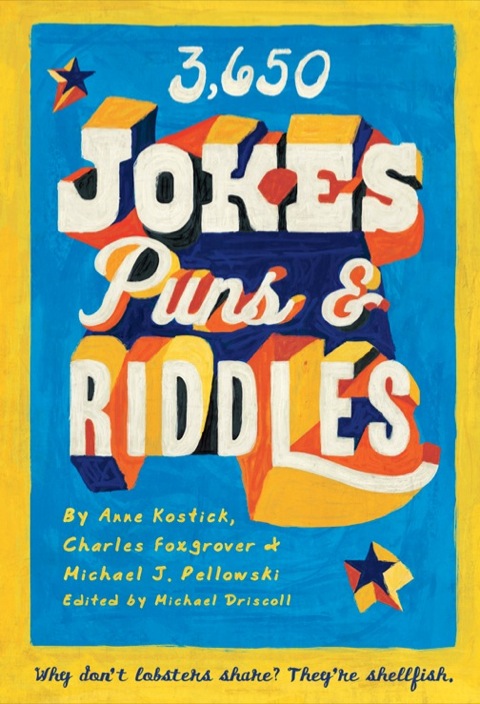 Cover image for book 3650 Jokes, Puns, and Riddles