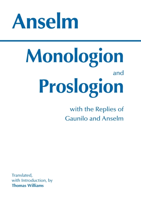 Cover image for book Monologion and Proslogion