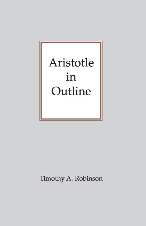 Cover image for book Aristotle In Outline