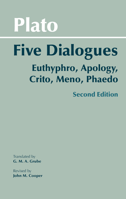 Reflowable Plato: Five Dialogues; $8.95