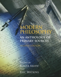 صورة الغلاف: Modern Philosophy 2nd edition 9780872209787