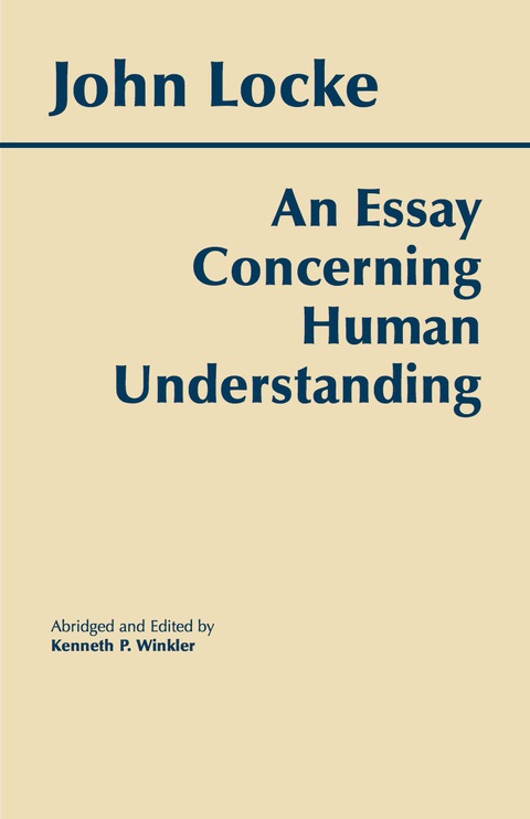 Cover image for book An Essay Concerning Human Understanding