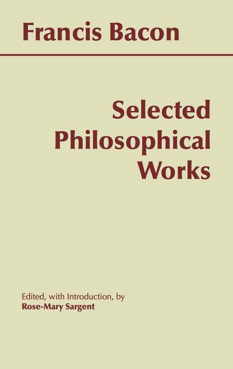 Cover image for book Bacon: Selected Philosophical Works