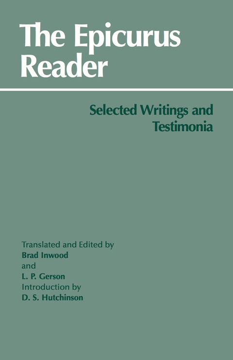 Cover image for book The Epicurus Reader