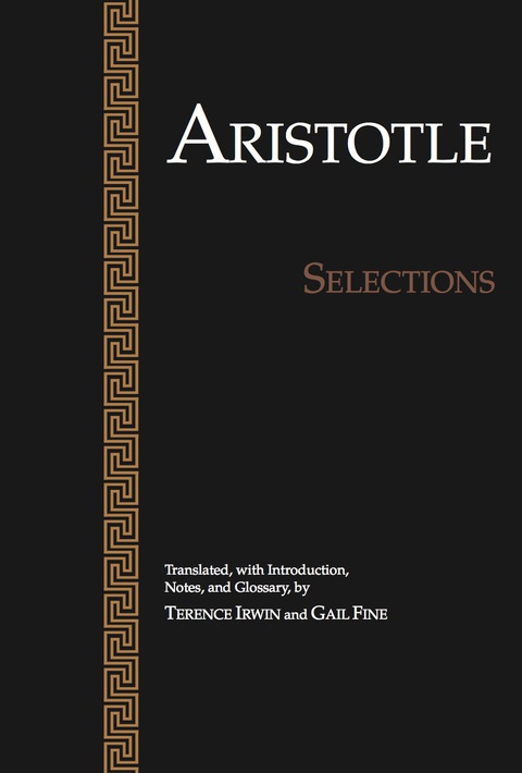 Cover image for book Aristotle: Selections
