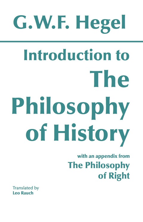 Cover image for book Introduction to the Philosophy of History