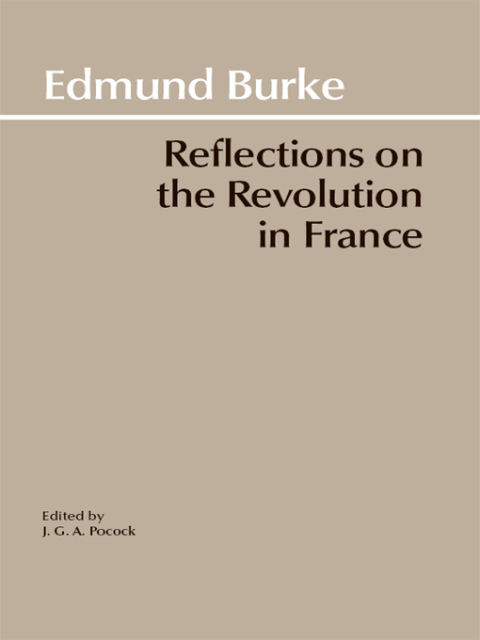 Cover image for book Reflections on the Revolution in France