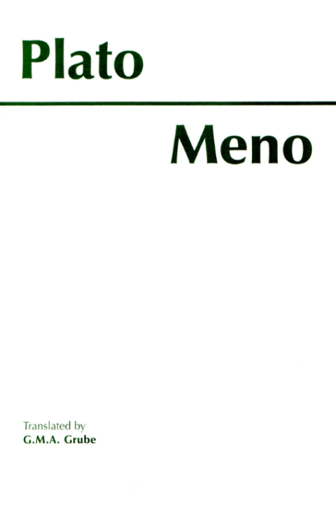 Cover image for book Meno