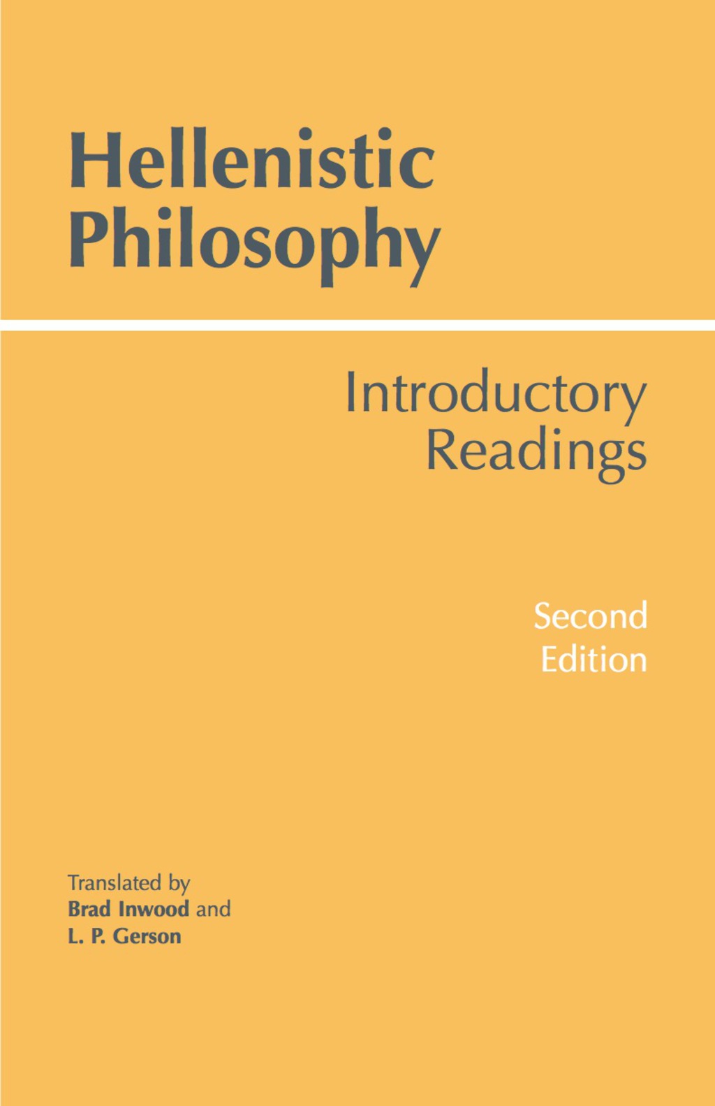Page Fidelity Hellenistic Philosophy; $16.50