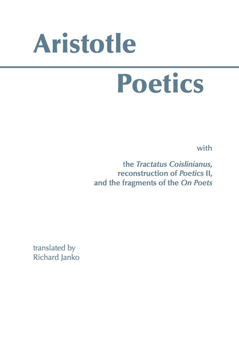 Cover image for book Poetics