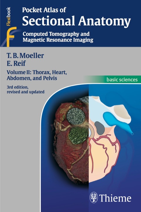 Cover image for book Pocket Atlas of Sectional Anatomy, Volume II: Thorax, Heart, Abdomen, and Pelvis