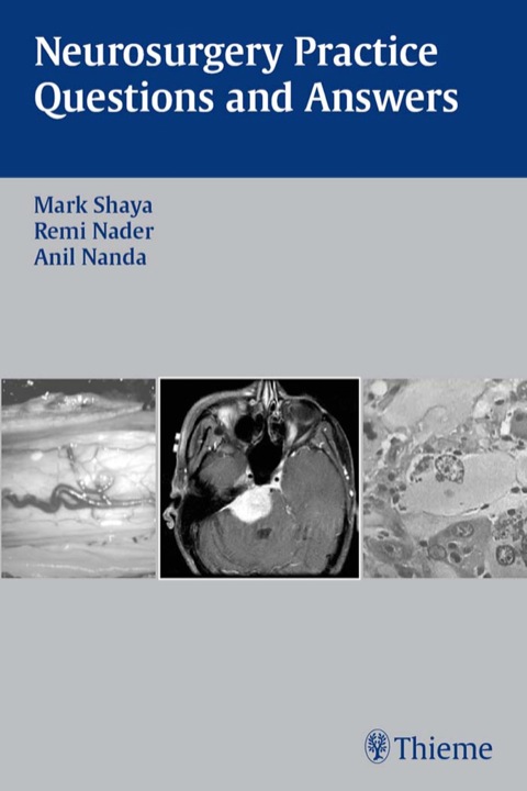 Cover image for book Neurosurgery Practice Questions and Answers